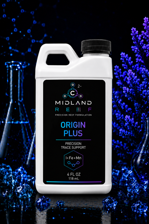 ORIGIN PLUS™ Trace Upgrade — 4oz trace element supplement for reef aquariums